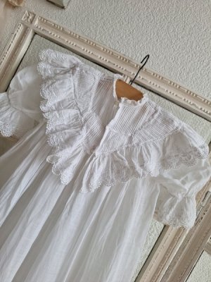 画像6: アンティーク洗礼式用ベビードレス