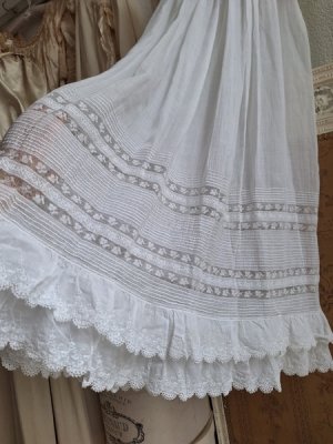 画像8: アンティーク洗礼式用ベビードレス