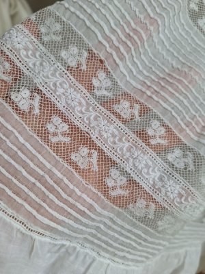 画像18: アンティーク洗礼式用ベビードレス