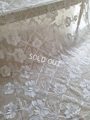 画像4: アンティークレースベッドスプレッド