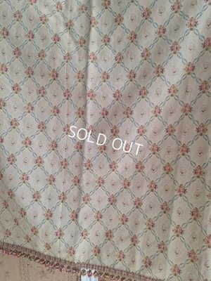 画像4: アンティーク花かご柄フレンチカーテン