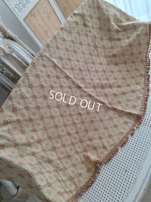 画像17: アンティーク花かご柄フレンチカーテン