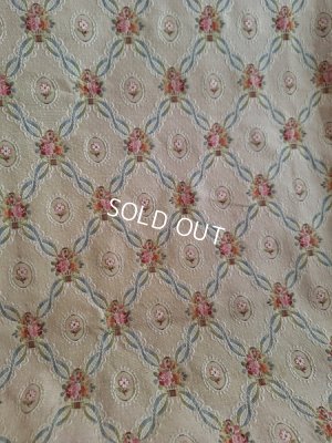 画像18: アンティーク花かご柄フレンチカーテン