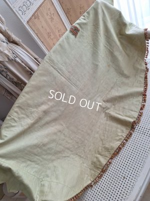 画像24: アンティーク花かご柄フレンチカーテン