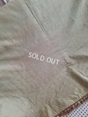 画像25: アンティーク花かご柄フレンチカーテン