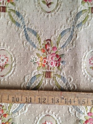 画像33: アンティーク花かご柄フレンチカーテン