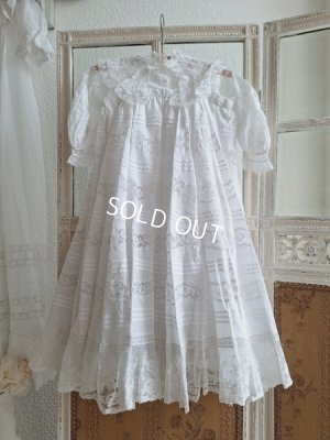 画像3: アンティークレースベビードレス