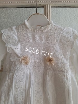画像2: アンティークレースベビードレス