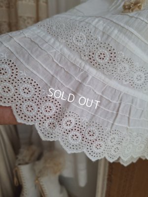 画像8: アンティークレースベビードレス