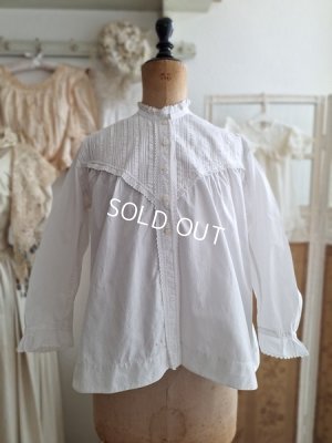 画像9: アンティークリネンブラウス