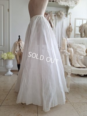 画像6: アンティークチュールペチコート付ロングスカート
