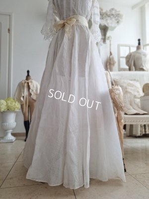 画像2: アンティークチュールペチコート付ロングスカート