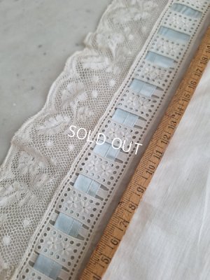 画像4: アンティークリボン装飾レースクロス