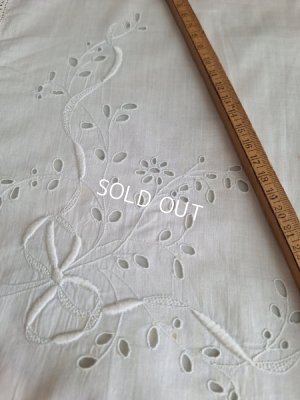 画像9: アンティークリボン装飾レースクロス