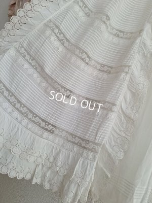 画像10: アンティーク洗礼式レースドレス