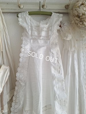 画像3: アンティーク洗礼式レースドレス