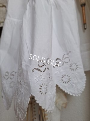 画像9: アンティークレースペチコート