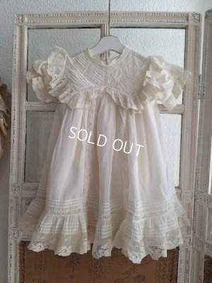 画像12: アンティークベビードレス