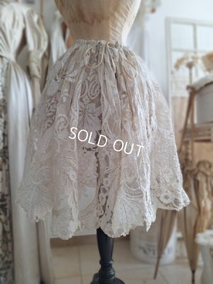 画像7: アンティークレーススカート