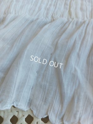 画像12: アンティークフレンチ白いキルト