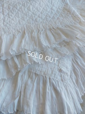 画像4: アンティークフレンチ白いキルト