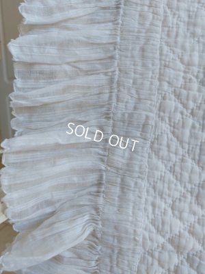 画像5: アンティークフレンチ白いキルト