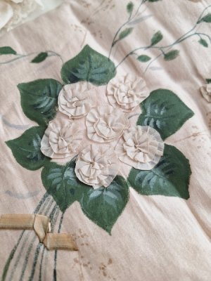 画像3: アンティークリボン刺繍ハンキーケース