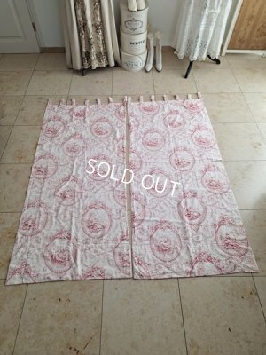 画像3: アンティークトワルドジュイペアカーテン150×68