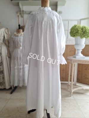 画像9: アンティークリネンナイトドレス