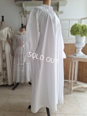 画像10: アンティークリネンナイトドレス