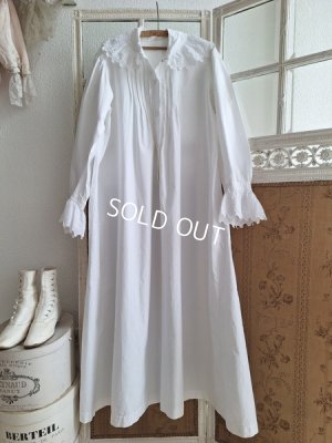 画像14: アンティークリネンナイトドレス