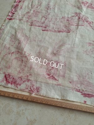 画像16: アンティークリネントワルドジュイ柄生地