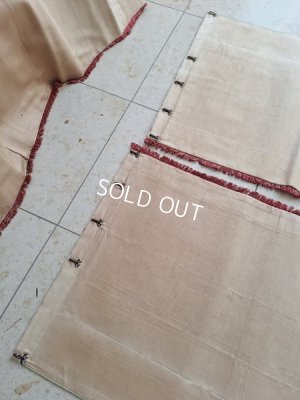 画像8: アンティークベッドキャノピーカーテン3枚セット