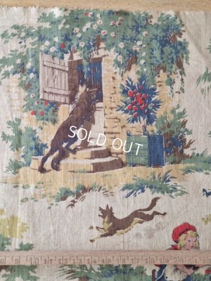 画像8: 赤ずきんちゃん柄生地