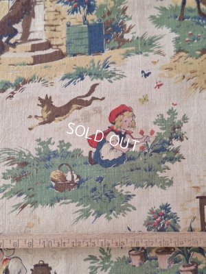 画像21: 赤ずきんちゃん柄生地