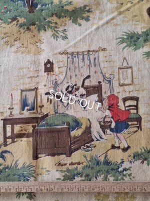 画像22: 赤ずきんちゃん柄生地