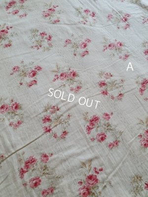 画像2: アンティークローズ柄フレンチカーテン