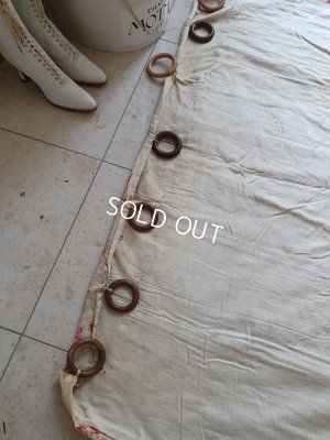 画像15: アンティークローズ柄フレンチカーテン