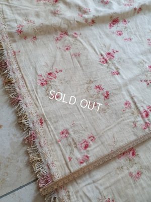 画像11: アンティークローズ柄フレンチカーテン