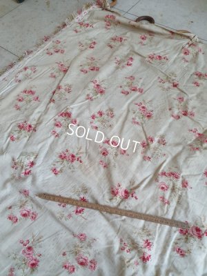 画像8: アンティークローズ柄フレンチカーテン