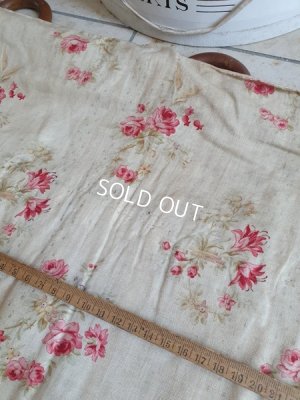 画像9: アンティークローズ柄フレンチカーテン