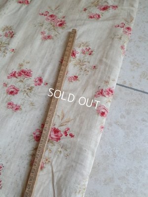画像10: アンティークローズ柄フレンチカーテン