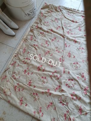 画像25: アンティークローズ柄フレンチカーテン