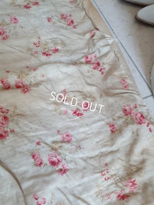 画像26: アンティークローズ柄フレンチカーテン