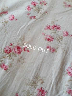 画像24: アンティークローズ柄フレンチカーテン