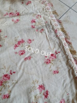 画像29: アンティークローズ柄フレンチカーテン