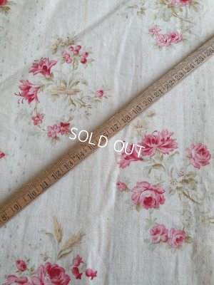 画像18: アンティークローズ柄フレンチカーテン
