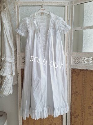 画像11: アンティークレース洗礼式ベビードレス