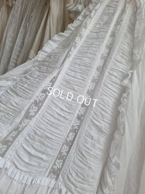 画像9: アンティークレース洗礼式ベビードレス