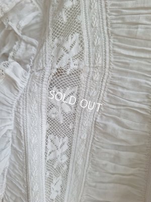 画像5: アンティークレース洗礼式ベビードレス